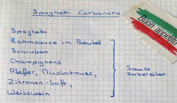 SPAGHETTI CARBONARA
